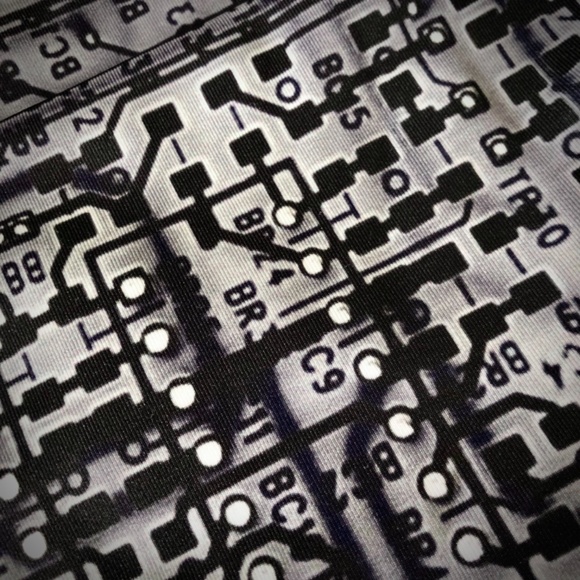 NWOT, Circuit Board Printed Design Leggings by Yizzam - Picture 7 of 14